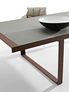CANASTA '13 - Rectangular porcelain stoneware garden table by B&B Italia Outdoor - view 3